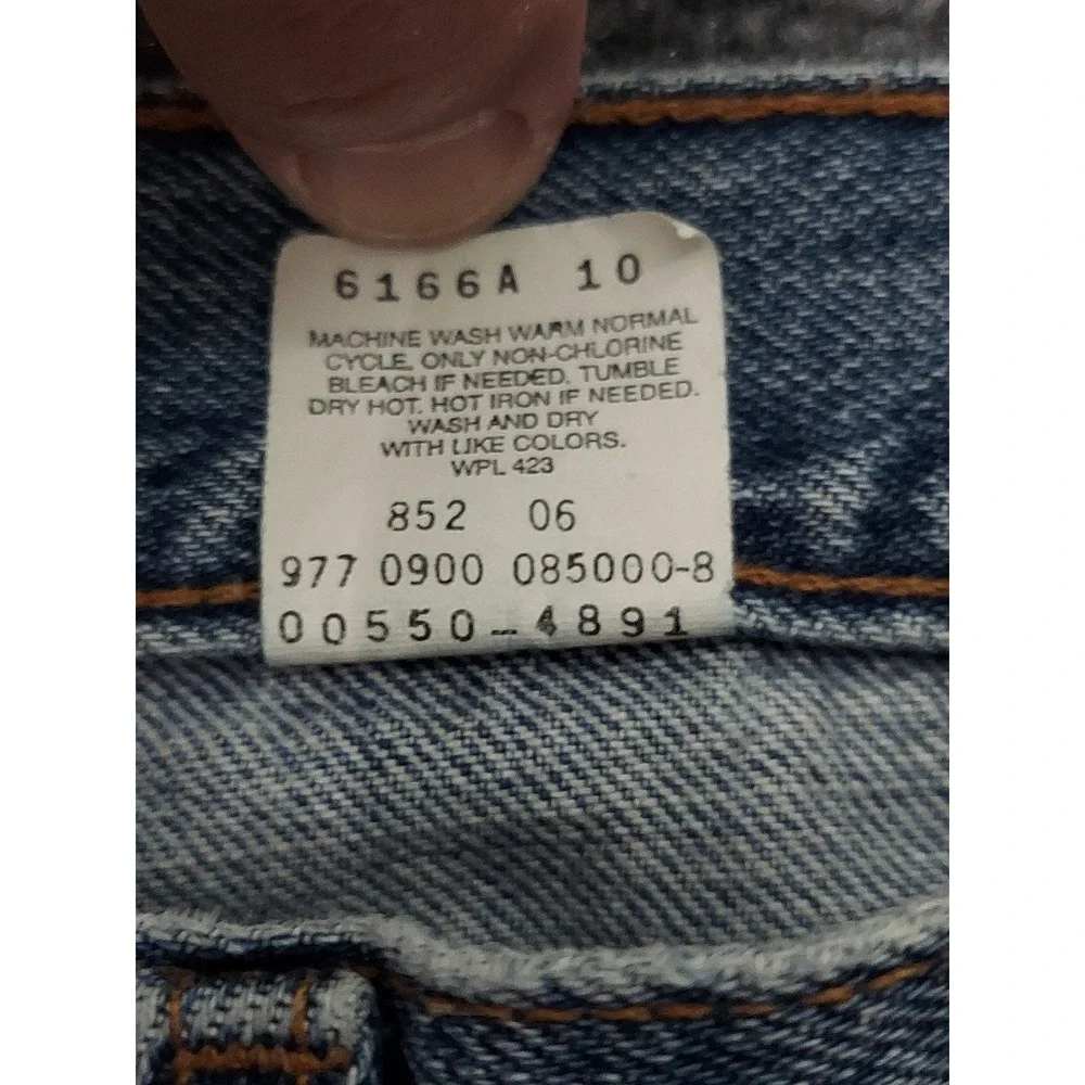Vtg‎ Levis 550 Jeans 34x31 (Tag 36x32) Blue Light Wash Y2K Relaxed Fit Cotton